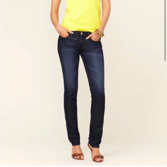 • AG Adriano Goldschmied • Women’s The Stevie Slim Straight Jeans Dark Blue 28 - Picture 1 of 5